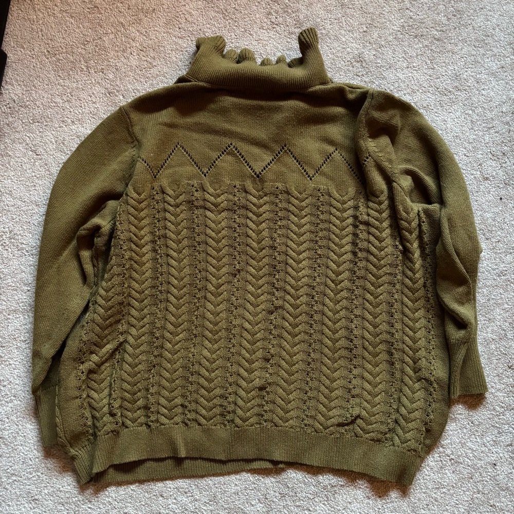 Sandy Liang x Target Olive Knit Sweater - Picture 5 of 6